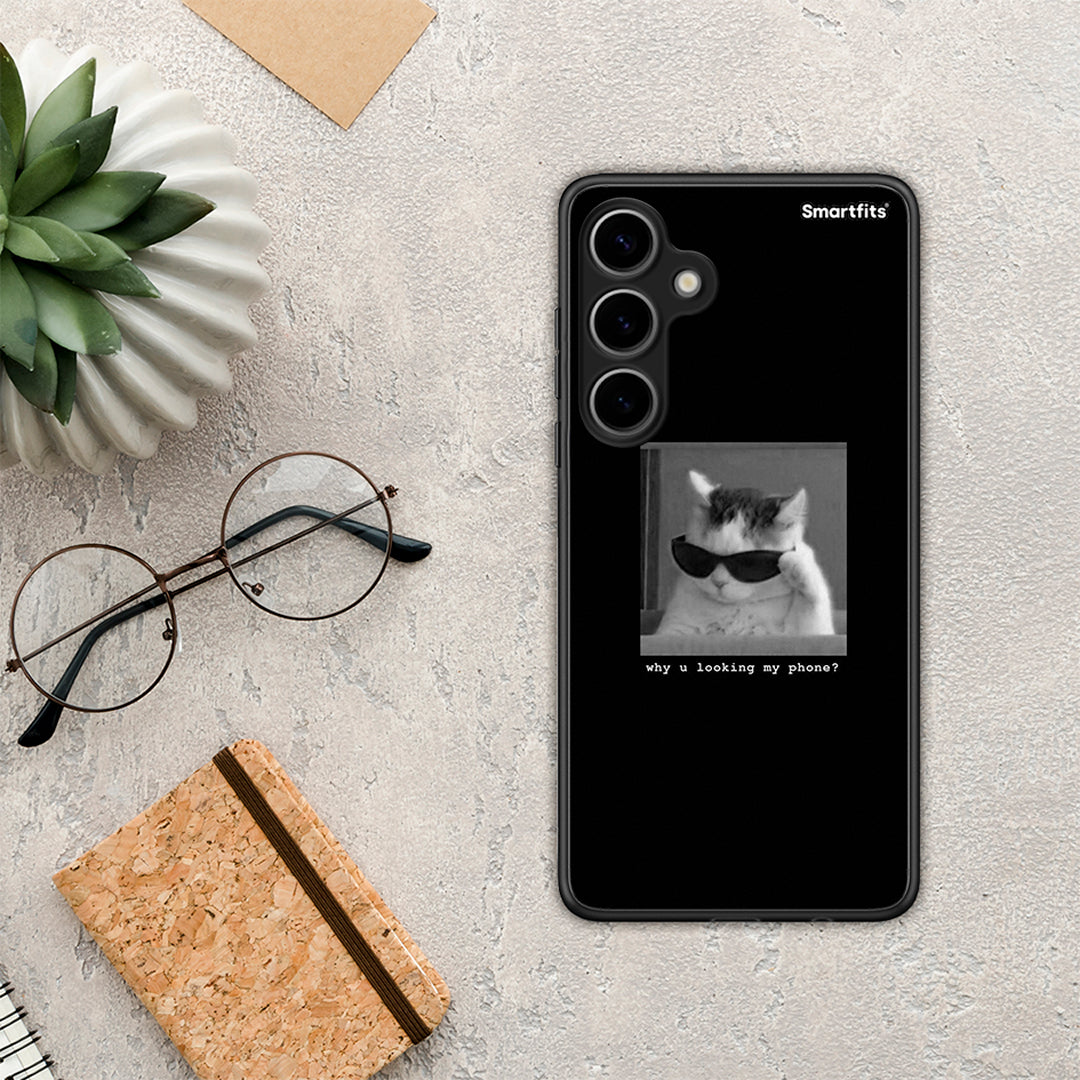 Meme Cat - Samsung Galaxy S24 Plus θήκη