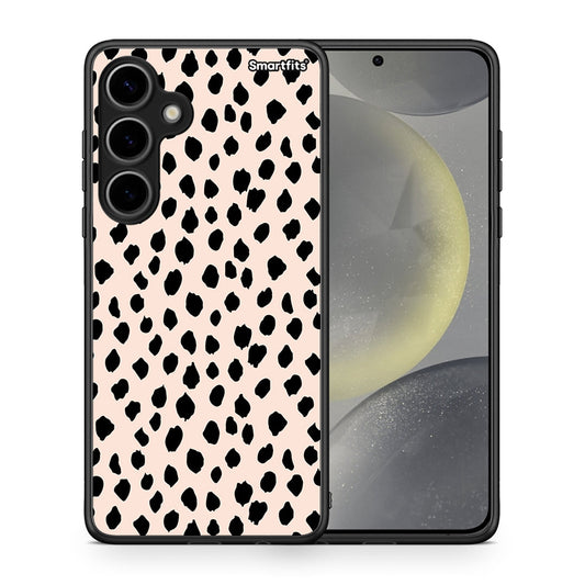 Θήκη Samsung Galaxy S24 Plus New Polka Dots από τη Smartfits με σχέδιο στο πίσω μέρος και μαύρο περίβλημα | Samsung Galaxy S24 Plus New Polka Dots case with colorful back and black bezels