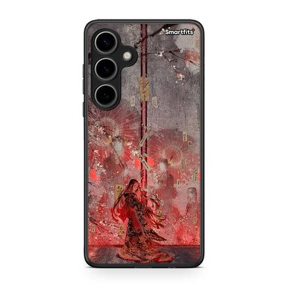 Samsung Galaxy S24 Plus Nezuko Kamado θήκη από τη Smartfits με σχέδιο στο πίσω μέρος και μαύρο περίβλημα | Smartphone case with colorful back and black bezels by Smartfits