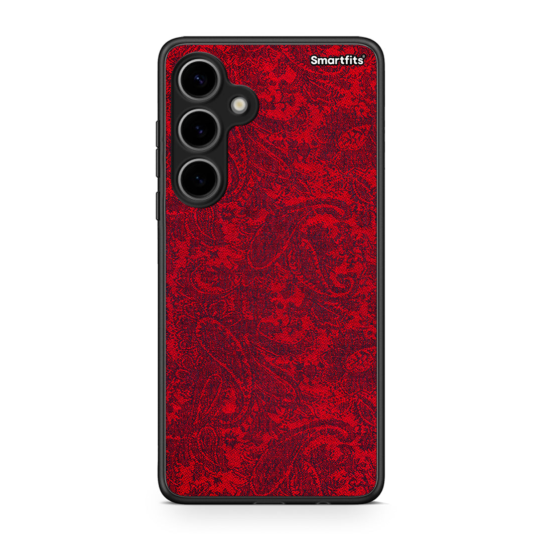 Samsung Galaxy S24 Plus Paisley Cashmere θήκη από τη Smartfits με σχέδιο στο πίσω μέρος και μαύρο περίβλημα | Smartphone case with colorful back and black bezels by Smartfits
