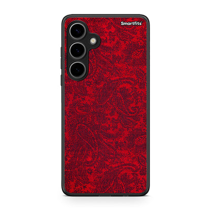Samsung Galaxy S24 Plus Paisley Cashmere θήκη από τη Smartfits με σχέδιο στο πίσω μέρος και μαύρο περίβλημα | Smartphone case with colorful back and black bezels by Smartfits