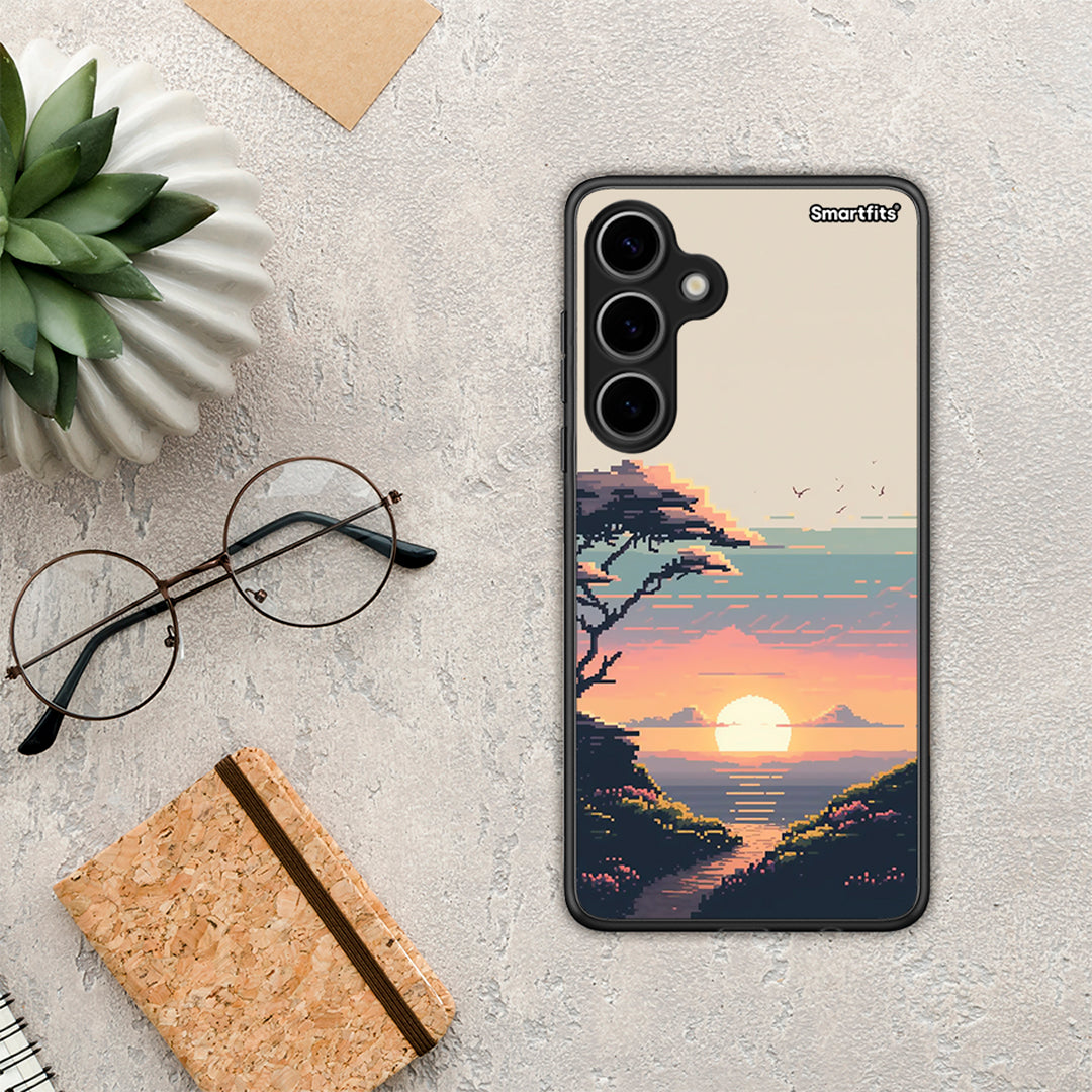 Pixel Sunset - Samsung Galaxy S24 Plus θήκη