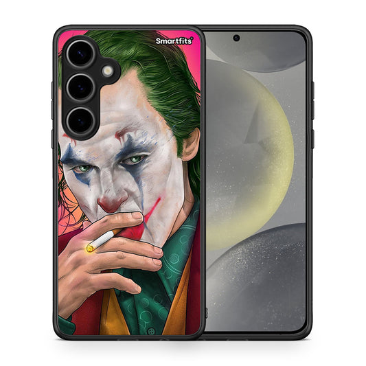 Θήκη Samsung Galaxy S24 Plus JokesOnU PopArt από τη Smartfits με σχέδιο στο πίσω μέρος και μαύρο περίβλημα | Samsung Galaxy S24 Plus JokesOnU PopArt case with colorful back and black bezels
