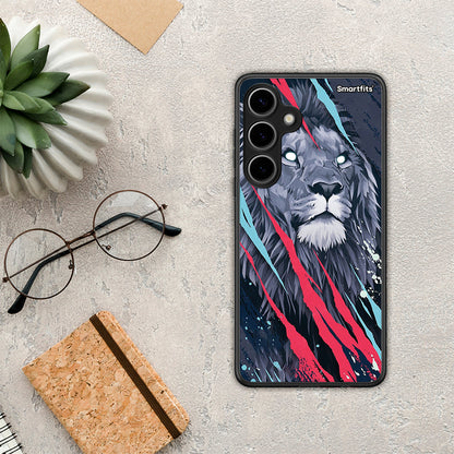 PopArt Lion Designer - Samsung Galaxy S24 Plus θήκη
