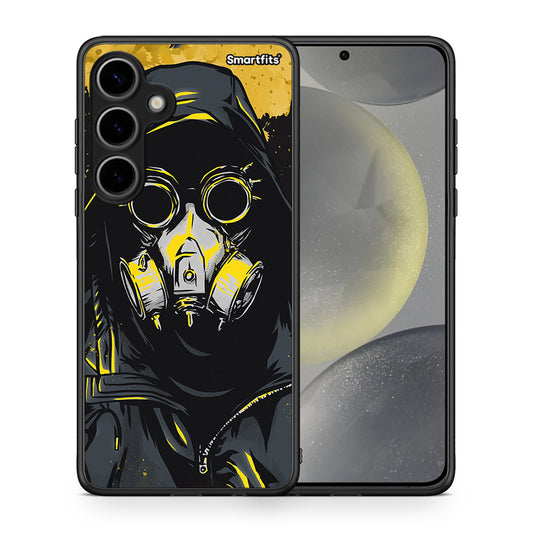 Θήκη Samsung Galaxy S24 Plus Mask PopArt από τη Smartfits με σχέδιο στο πίσω μέρος και μαύρο περίβλημα | Samsung Galaxy S24 Plus Mask PopArt case with colorful back and black bezels