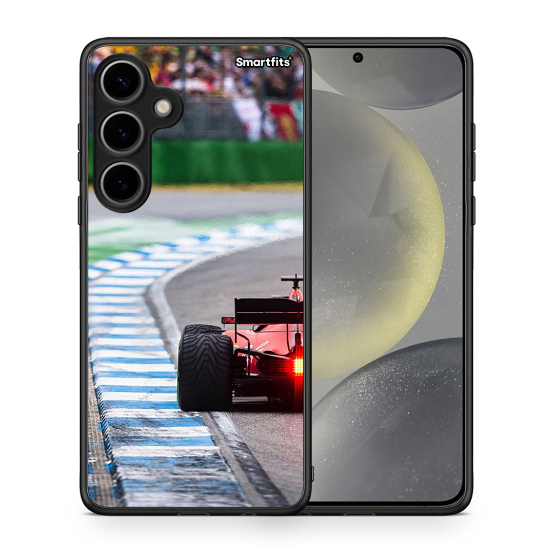 Θήκη Samsung Galaxy S24 Plus Racing Vibes από τη Smartfits με σχέδιο στο πίσω μέρος και μαύρο περίβλημα | Samsung Galaxy S24 Plus Racing Vibes case with colorful back and black bezels