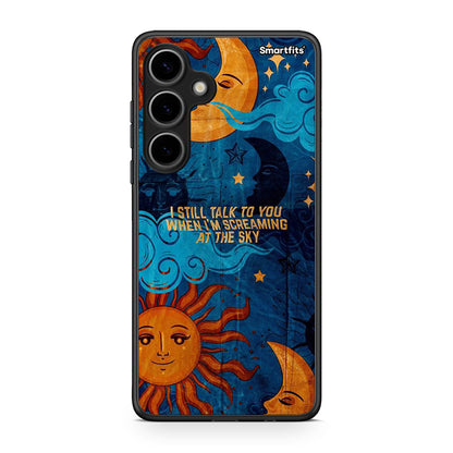 Samsung Galaxy S24 Plus Screaming Sky θήκη από τη Smartfits με σχέδιο στο πίσω μέρος και μαύρο περίβλημα | Smartphone case with colorful back and black bezels by Smartfits