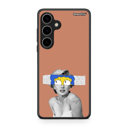 Samsung Galaxy S24 Plus Sim Merilyn θήκη από τη Smartfits με σχέδιο στο πίσω μέρος και μαύρο περίβλημα | Smartphone case with colorful back and black bezels by Smartfits