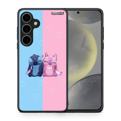 Θήκη Samsung Galaxy S24 Plus Stitch And Angel από τη Smartfits με σχέδιο στο πίσω μέρος και μαύρο περίβλημα | Samsung Galaxy S24 Plus Stitch And Angel case with colorful back and black bezels