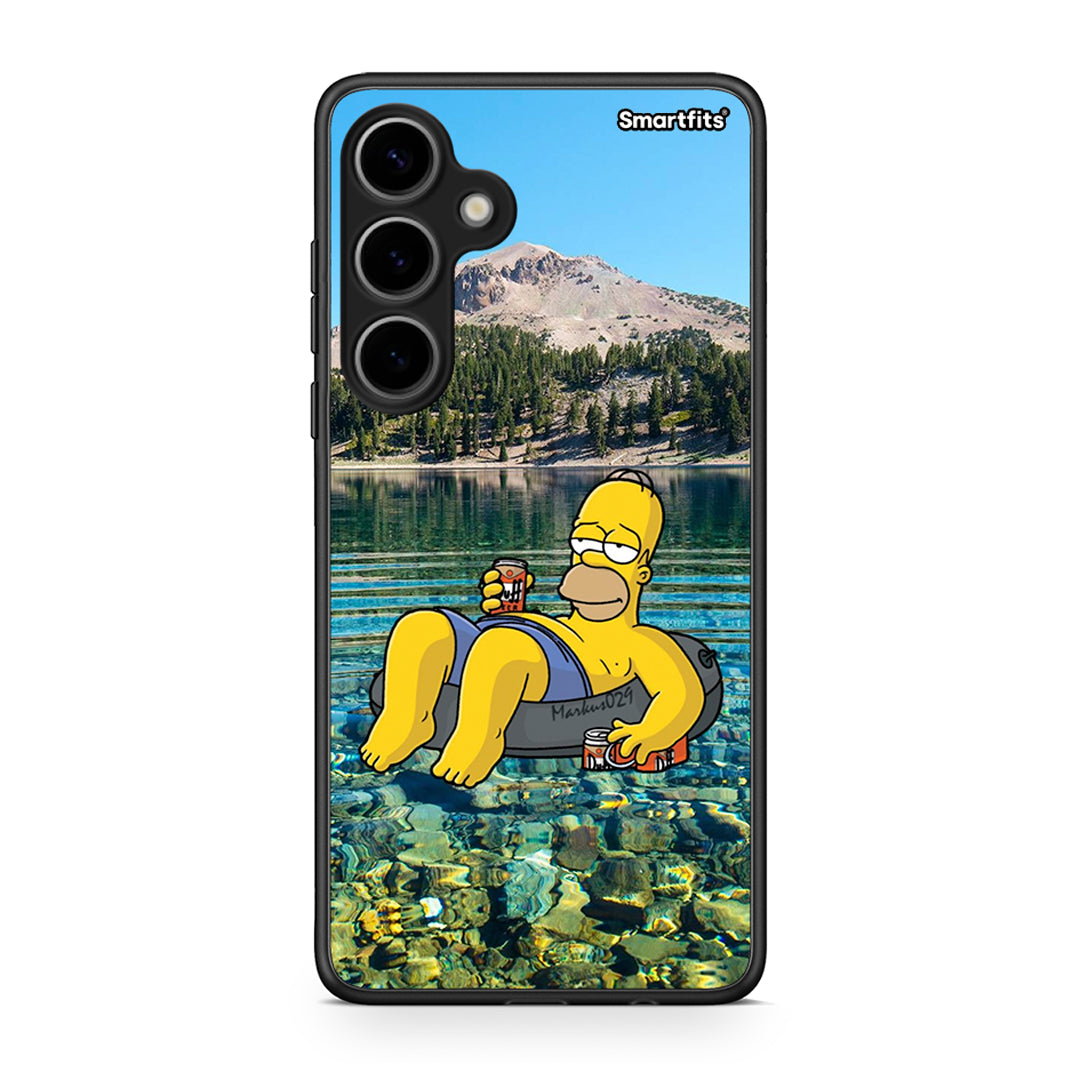 Samsung Galaxy S24 Plus Summer Happiness Θήκη από τη Smartfits με σχέδιο στο πίσω μέρος και μαύρο περίβλημα | Smartphone case with colorful back and black bezels by Smartfits