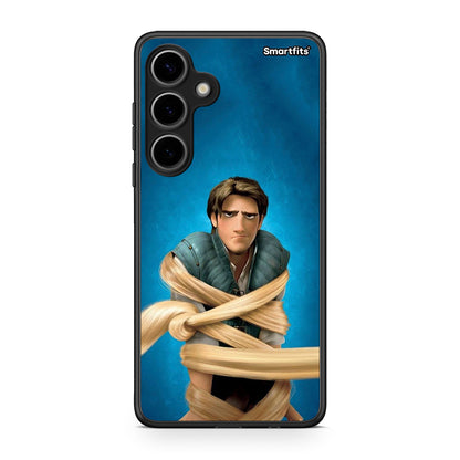 Samsung Galaxy S24 Plus Tangled 1 Θήκη Αγίου Βαλεντίνου από τη Smartfits με σχέδιο στο πίσω μέρος και μαύρο περίβλημα | Smartphone case with colorful back and black bezels by Smartfits