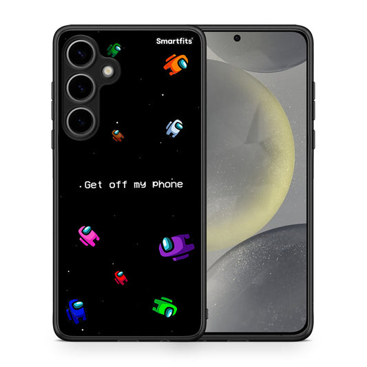 Θήκη Samsung Galaxy S24 Plus AFK Text από τη Smartfits με σχέδιο στο πίσω μέρος και μαύρο περίβλημα | Samsung Galaxy S24 Plus AFK Text case with colorful back and black bezels