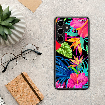 Tropical Flowers - Samsung Galaxy S24 Plus θήκη