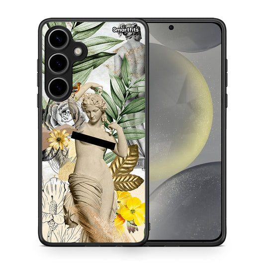 Θήκη Samsung Galaxy S24 Plus Woman Statue από τη Smartfits με σχέδιο στο πίσω μέρος και μαύρο περίβλημα | Samsung Galaxy S24 Plus Woman Statue case with colorful back and black bezels