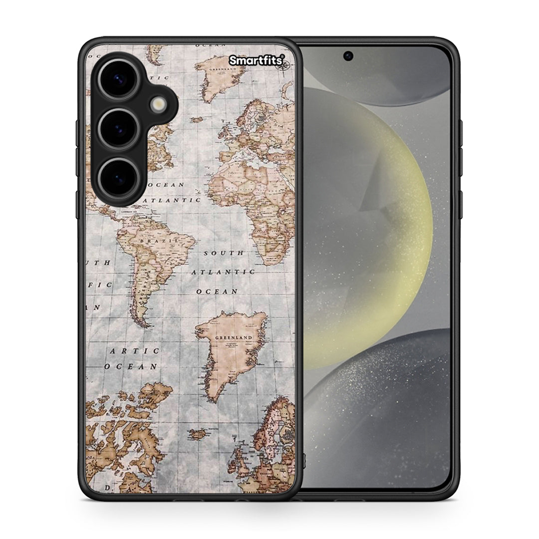 World Map - Samsung Galaxy S24 Plus θήκη