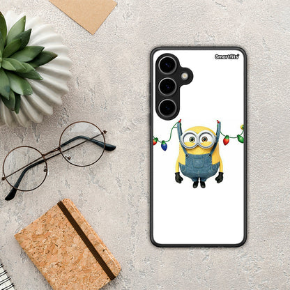 Xmas Minion Lights - Samsung Galaxy S24 Plus θήκη