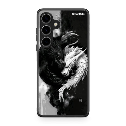 Samsung Galaxy S24 Plus Yin Yang Θήκη από τη Smartfits με σχέδιο στο πίσω μέρος και μαύρο περίβλημα | Smartphone case with colorful back and black bezels by Smartfits