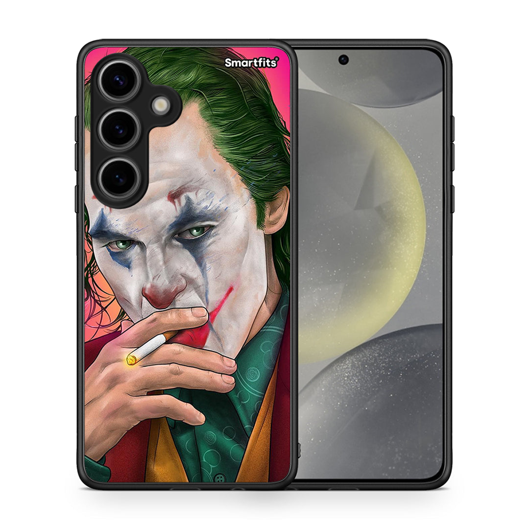 Θήκη Samsung Galaxy S24 JokesOnU PopArt από τη Smartfits με σχέδιο στο πίσω μέρος και μαύρο περίβλημα | Samsung Galaxy S24 JokesOnU PopArt case with colorful back and black bezels