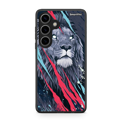 4 - Samsung Galaxy S24 Lion Designer PopArt case, cover, bumper