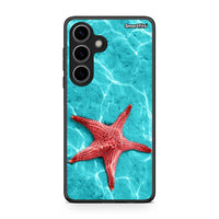 Thumbnail for Samsung Galaxy S24 Red Starfish Θήκη από τη Smartfits με σχέδιο στο πίσω μέρος και μαύρο περίβλημα | Smartphone case with colorful back and black bezels by Smartfits