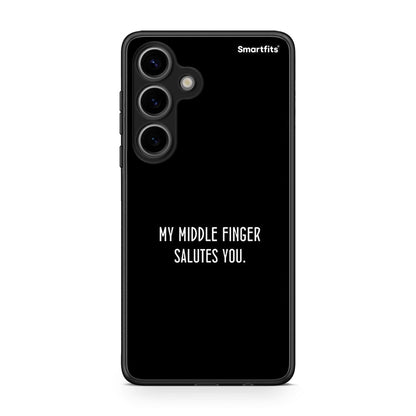 Samsung Galaxy S24 Salute θήκη από τη Smartfits με σχέδιο στο πίσω μέρος και μαύρο περίβλημα | Smartphone case with colorful back and black bezels by Smartfits