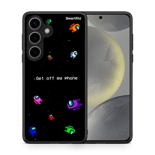Θήκη Samsung Galaxy S24 AFK Text από τη Smartfits με σχέδιο στο πίσω μέρος και μαύρο περίβλημα | Samsung Galaxy S24 AFK Text case with colorful back and black bezels