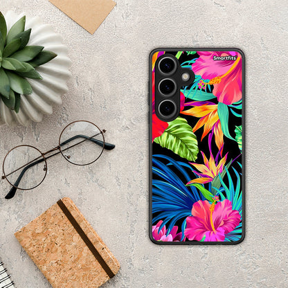 Tropical Flowers - Samsung Galaxy S24 θήκη