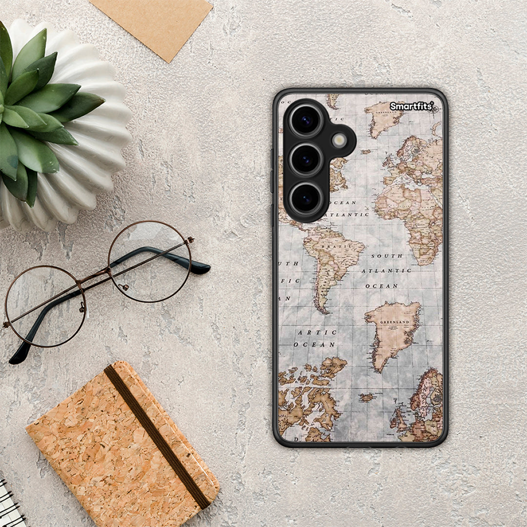 World Map - Samsung Galaxy S24 θήκη