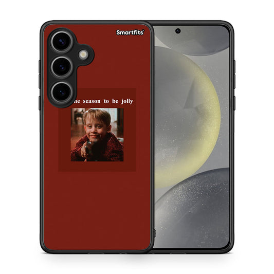 Θήκη Samsung Galaxy S24 Xmas Ultimate Spirit από τη Smartfits με σχέδιο στο πίσω μέρος και μαύρο περίβλημα | Samsung Galaxy S24 Xmas Ultimate Spirit case with colorful back and black bezels