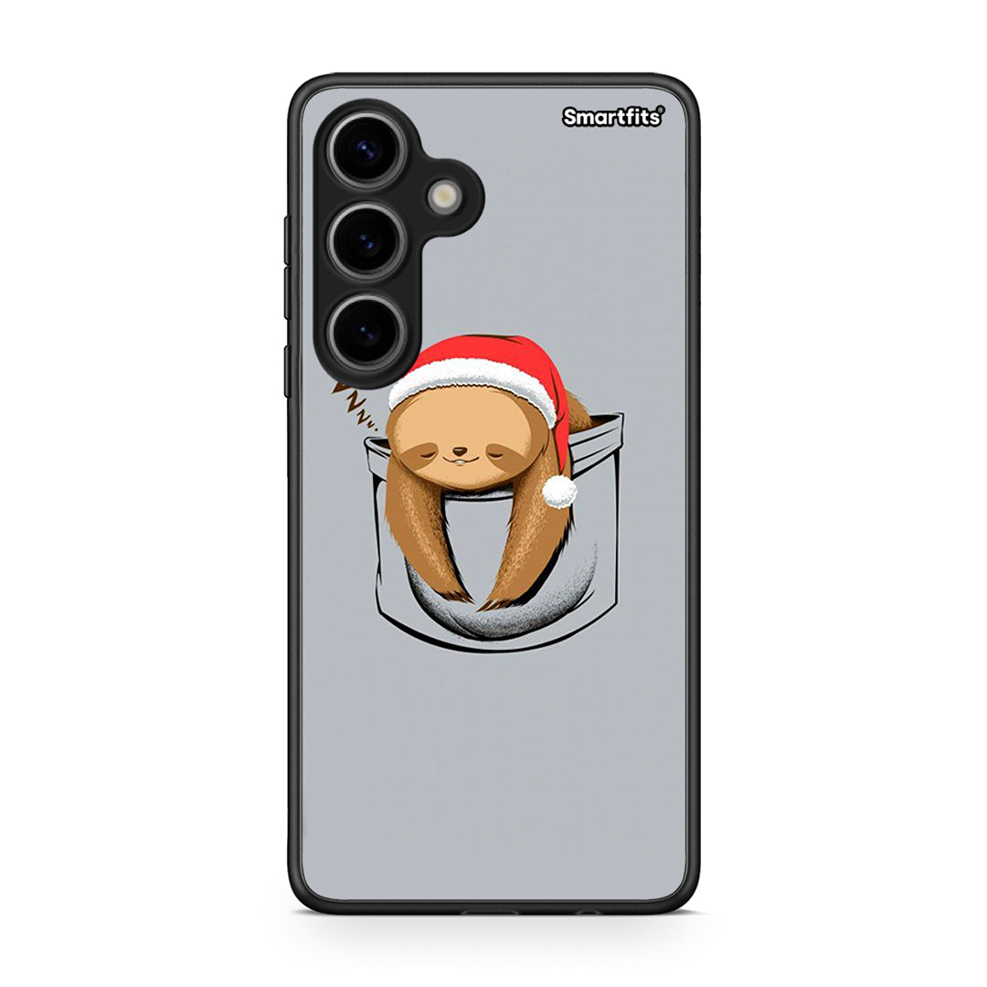 Samsung Galaxy S24 Xmas Zzzz θήκη από τη Smartfits με σχέδιο στο πίσω μέρος και μαύρο περίβλημα | Smartphone case with colorful back and black bezels by Smartfits
