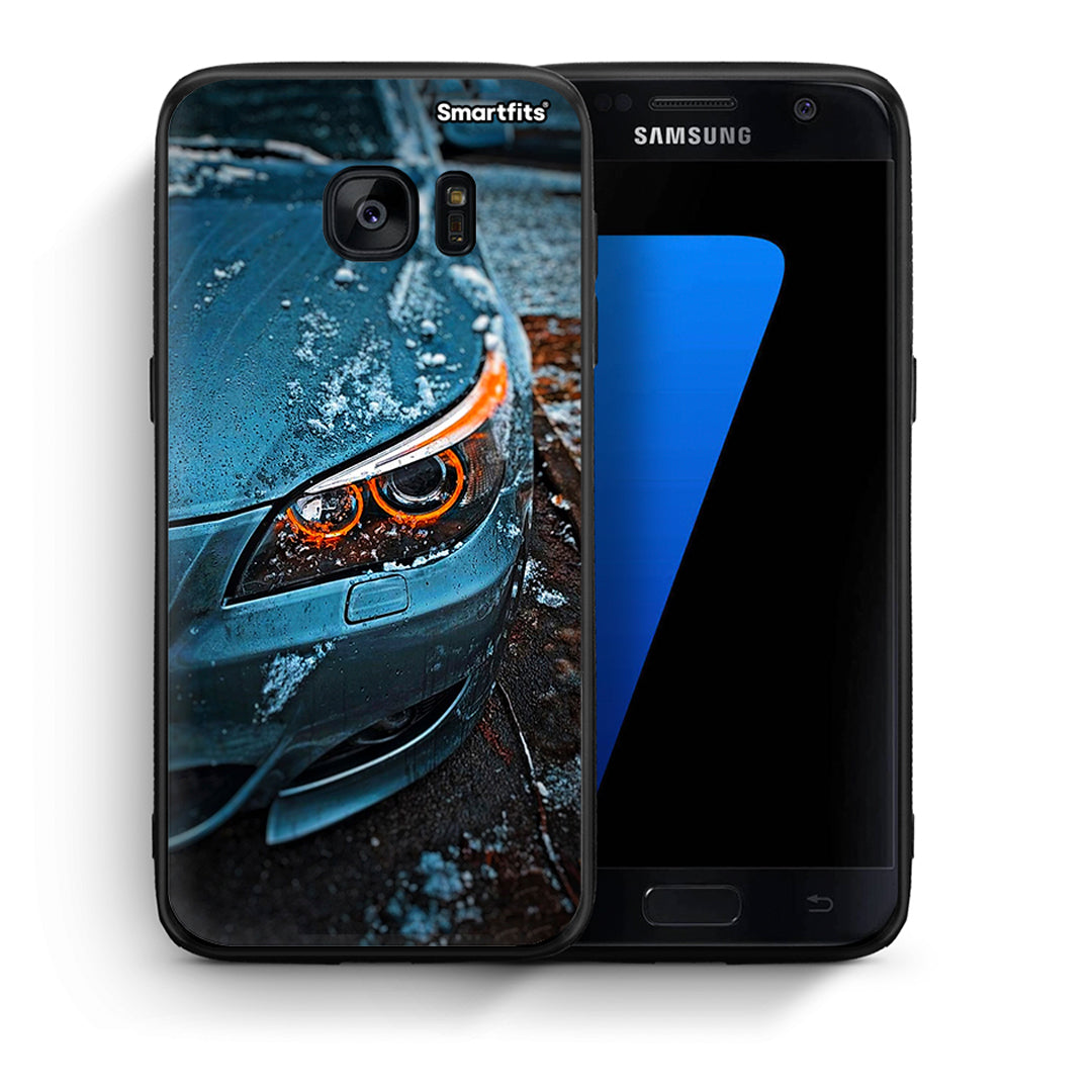 Θήκη Samsung S7 Bmw E60 από τη Smartfits με σχέδιο στο πίσω μέρος και μαύρο περίβλημα | Samsung S7 Bmw E60 case with colorful back and black bezels