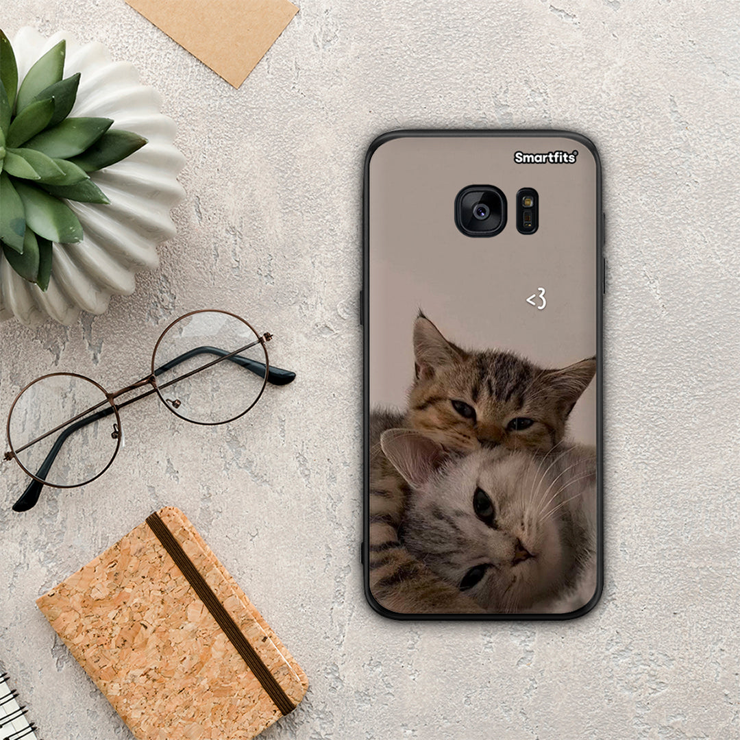 Cats In Love - Samsung Galaxy S7 θήκη
