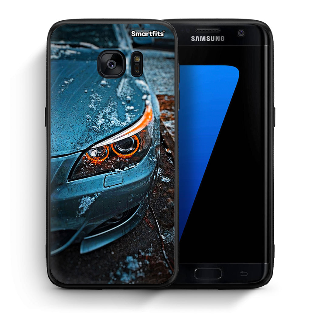 Θήκη Samsung S7 Edge Bmw E60 από τη Smartfits με σχέδιο στο πίσω μέρος και μαύρο περίβλημα | Samsung S7 Edge Bmw E60 case with colorful back and black bezels