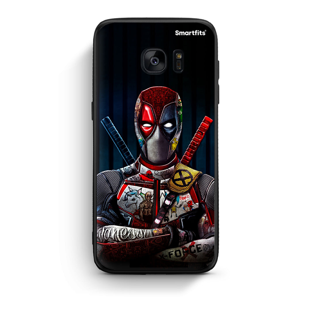 samsung s7 edge Funny Guy θήκη από τη Smartfits με σχέδιο στο πίσω μέρος και μαύρο περίβλημα | Smartphone case with colorful back and black bezels by Smartfits