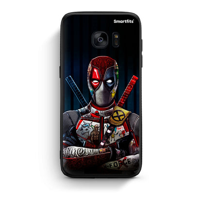 samsung s7 edge Funny Guy θήκη από τη Smartfits με σχέδιο στο πίσω μέρος και μαύρο περίβλημα | Smartphone case with colorful back and black bezels by Smartfits