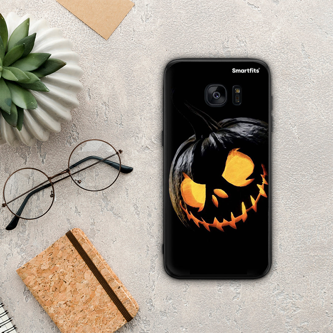 Halloween Scary Pumpkin - Samsung Galaxy S7 Edge θήκη