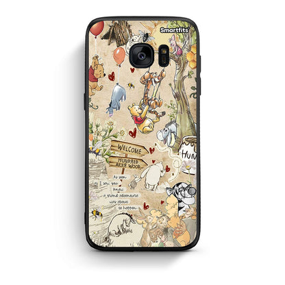 samsung s7 Happy Friends θήκη από τη Smartfits με σχέδιο στο πίσω μέρος και μαύρο περίβλημα | Smartphone case with colorful back and black bezels by Smartfits