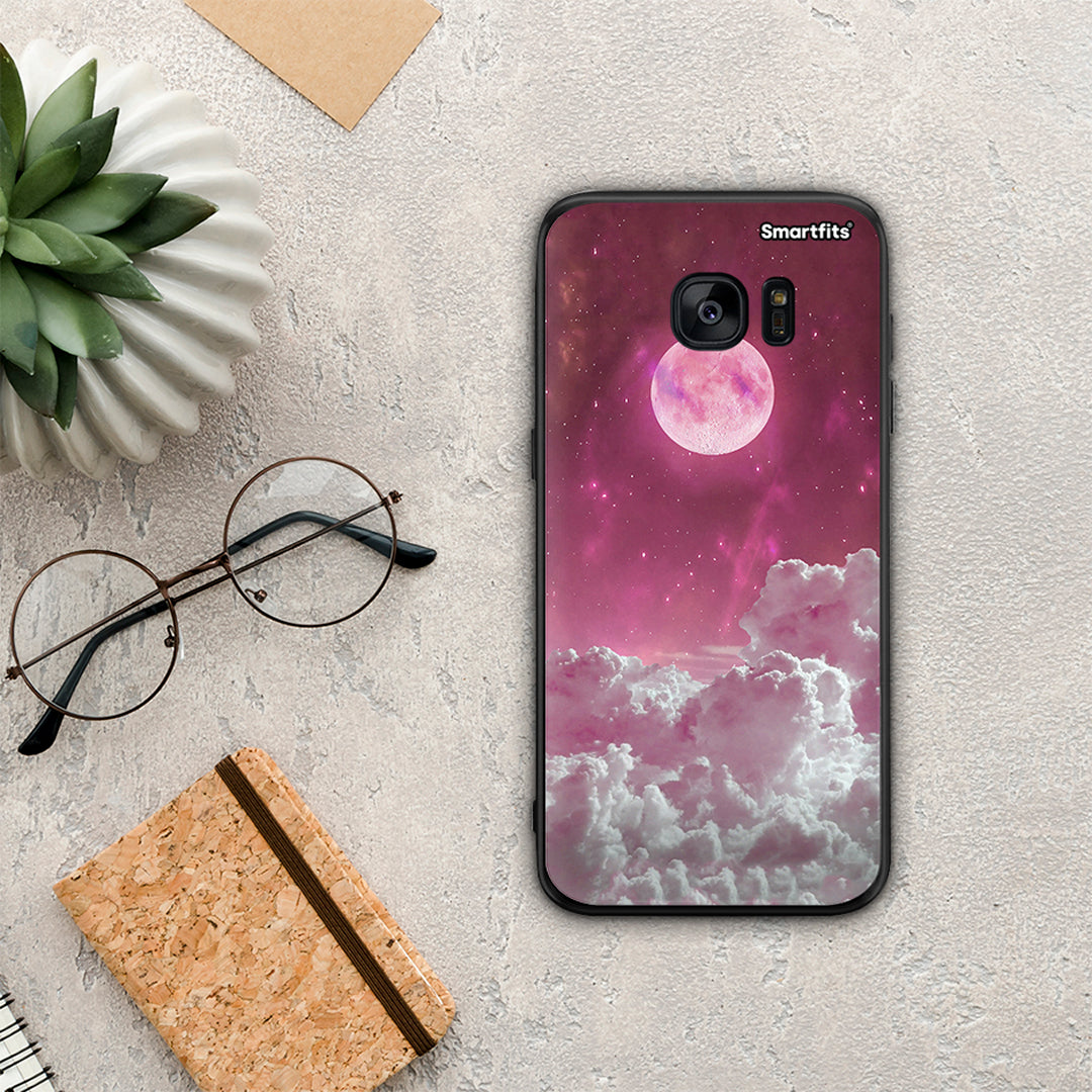 Pink Moon - Samsung Galaxy S7 Edge θήκη