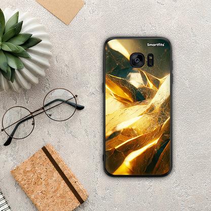 Real Gold - Samsung Galaxy S7 Edge θήκη