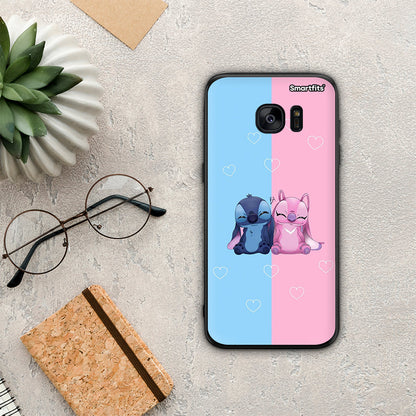 Stitch And Angel - Samsung Galaxy S7 Edge θήκη