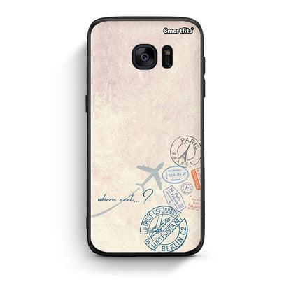 samsung s7 edge Where Next Θήκη από τη Smartfits με σχέδιο στο πίσω μέρος και μαύρο περίβλημα | Smartphone case with colorful back and black bezels by Smartfits