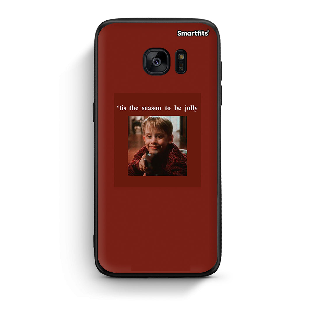samsung s7 edge Xmas Ultimate Spirit θήκη από τη Smartfits με σχέδιο στο πίσω μέρος και μαύρο περίβλημα | Smartphone case with colorful back and black bezels by Smartfits
