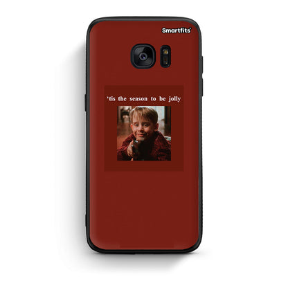 samsung s7 edge Xmas Ultimate Spirit θήκη από τη Smartfits με σχέδιο στο πίσω μέρος και μαύρο περίβλημα | Smartphone case with colorful back and black bezels by Smartfits