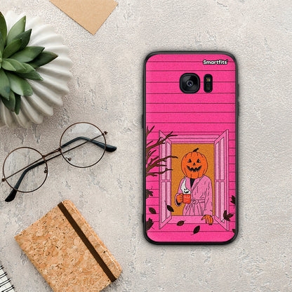 Halloween Pumpkin Lady - Samsung Galaxy S7 θήκη