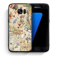 Thumbnail for Θήκη Samsung S7 Happy Friends από τη Smartfits με σχέδιο στο πίσω μέρος και μαύρο περίβλημα | Samsung S7 Happy Friends case with colorful back and black bezels