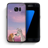Thumbnail for Θήκη Samsung S7 Lady And Tramp από τη Smartfits με σχέδιο στο πίσω μέρος και μαύρο περίβλημα | Samsung S7 Lady And Tramp case with colorful back and black bezels
