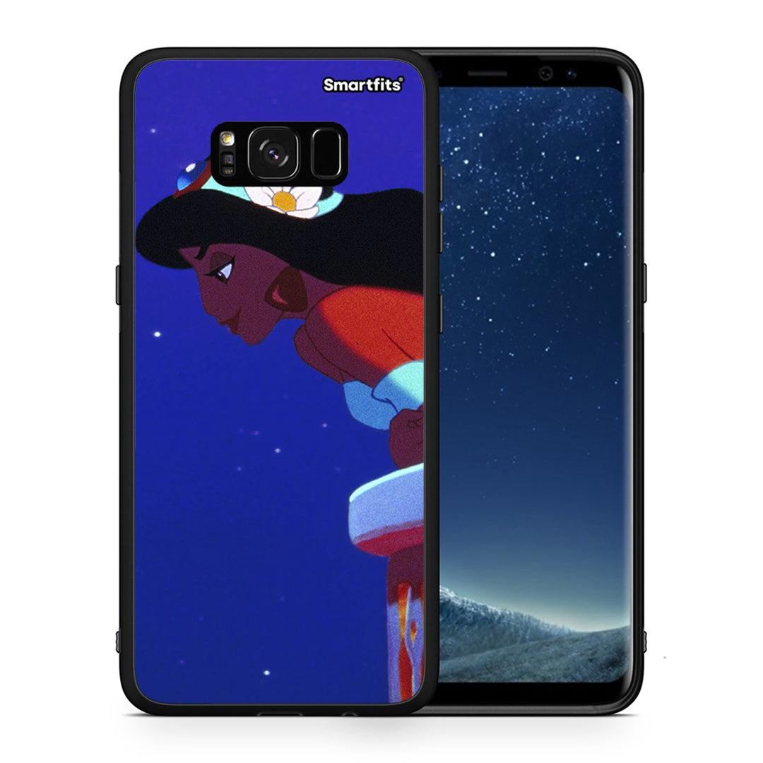 Θήκη Samsung S8 Alladin And Jasmine Love 2 από τη Smartfits με σχέδιο στο πίσω μέρος και μαύρο περίβλημα | Samsung S8 Alladin And Jasmine Love 2 case with colorful back and black bezels