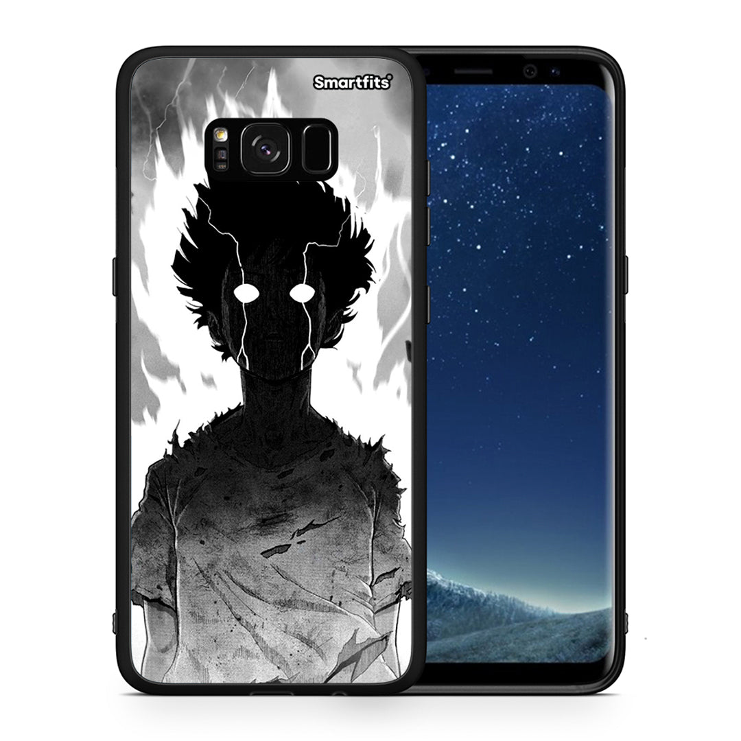 Θήκη Samsung S8+ Anime Boy από τη Smartfits με σχέδιο στο πίσω μέρος και μαύρο περίβλημα | Samsung S8+ Anime Boy case with colorful back and black bezels