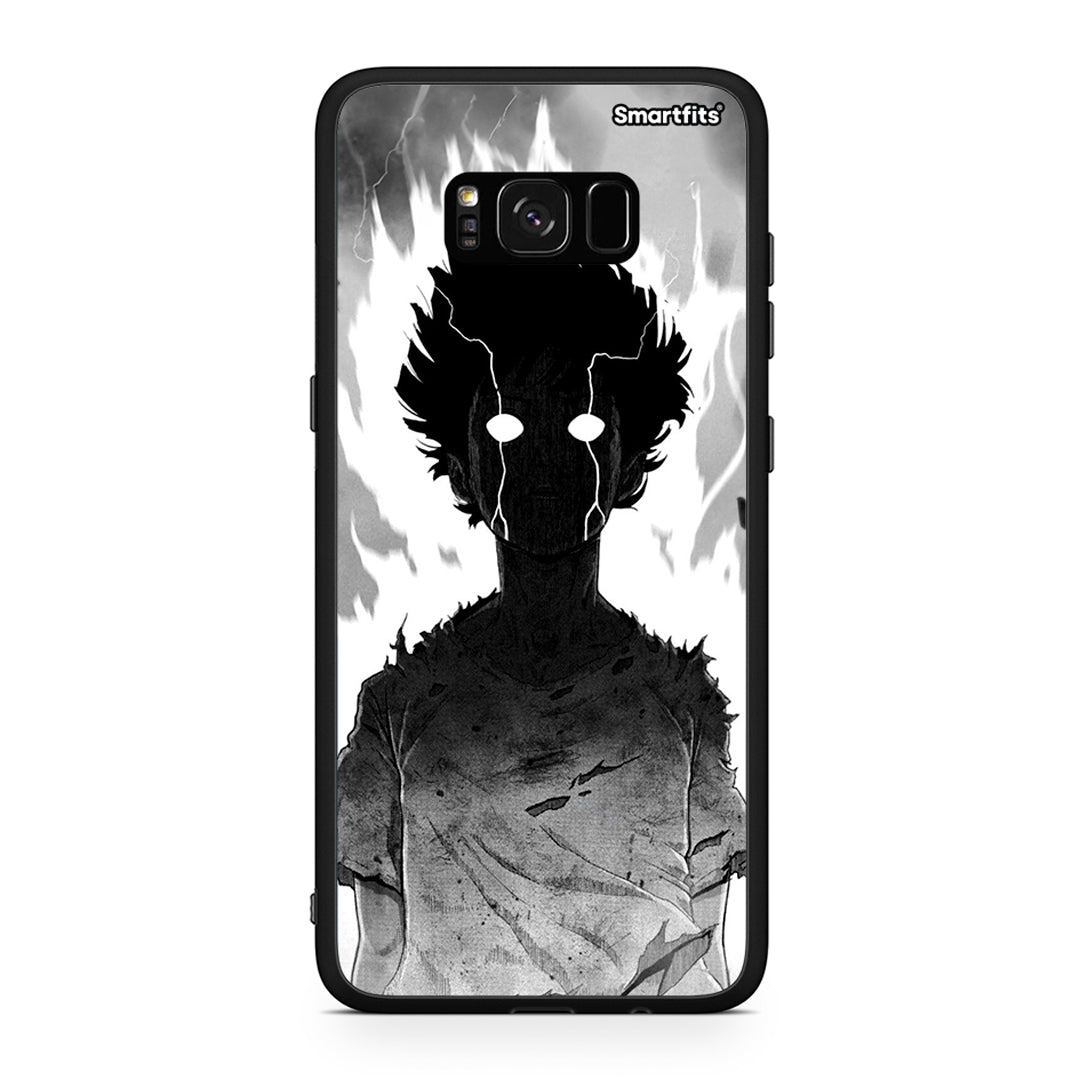 Samsung S8 Anime Boy Θήκη από τη Smartfits με σχέδιο στο πίσω μέρος και μαύρο περίβλημα | Smartphone case with colorful back and black bezels by Smartfits