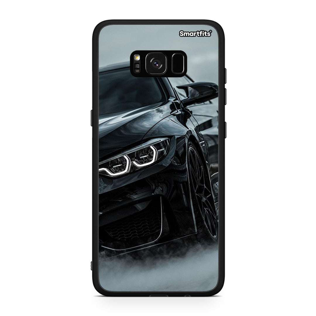 Samsung S8+ Black BMW θήκη από τη Smartfits με σχέδιο στο πίσω μέρος και μαύρο περίβλημα | Smartphone case with colorful back and black bezels by Smartfits